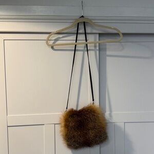 Fox fur muff Bag